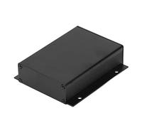 Riuulity Instrumentbox D'alliage en Aluminium, Installation Simple de Boîtiers de Projet électronique pour Les Appareils Industriels, Noir oxydé Sableux 23,5 X 84 X 90 Mm