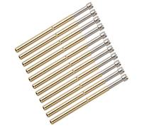 Riuulity Jeu de 100 Sondes de Test à Ressort, Broches Durables de 2 Mm à Haute élasticité pour les Applications de Tests électroniques