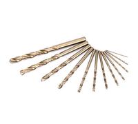 Riuulity Jeu de Forets Hélicoïdaux, 74 Pièces D'outils Combinés de Forets Haute dureté pour Tôle et Acier, Parfaits pour les Ateliers, 1,0-8,0 Mm
