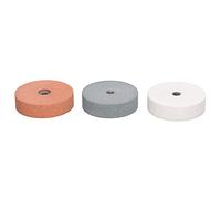 Riuulity Kit de Meules de Polissage, 3 Pièces en Carbure de Silicium | Haute efficacité, idéal pour la céramique, le métal, le travail du bois, design compact, simple à utiliser