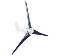 Riuulity Kit Générateur D'éoliennes à Haut Rendement de 1200 W pour Charger des Bateaux et des Cabines - Conception Durable à 3 Pales (Blue #18)
