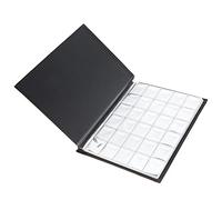 Riuulity Livre de Collection de Pièces de Monnaie de 250 Pochettes, Pages Transparentes Super Claires avec Album de Stockage de Grande capacité pour L'échange de Badges, Jetons, Médaillons (Rouge)