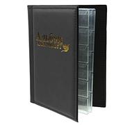 Riuulity Livre de Collection de Pièces de Monnaie de 250 Pochettes, Pages Transparentes Super Claires avec Album de Stockage de Grande capacité pour L'échange de Badges, Jetons, Médaillons (Sombre