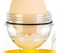 Riuulity Mélangeur Shaker à œufs de Haute qualité pour Mélanger Rapidement le Jaune et les Blancs D'œufs pour la Cuisine des Enfants, Matériau PC Durable 16,5 X 7,5 X 7, Cm (YELLOW)