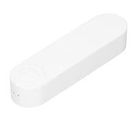 Riuulity Mini Mallette de Rangement pour Cotons-tiges de Voyage, Motif Ours de Dessin animé avec Housse pour Table de Maquillage 5,3x1,4x0,9 Pouces (WHITE)