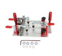 Riuulity Patins de Guidage pour Gabarit de Toupie, Conception de Plaque de | Réglable de 0 à 48 mm, largeur maximale 144,5 mm, idéal pour le travail du bois