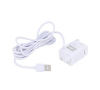 Riuulity Pompe de Distribution d'eau pour Chat Ultra Silencieuse, USB 5V Basse Tension avec Refroidissement intégré, Arrêt Automatique pour Fontaine d'animaux Domestiques, Humidificateur