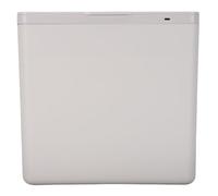 Riuulity Poubelle à Capteur de Mouvement, Poubelle Infrarouge Contact avec Couvercle Silencieux et Design Anti-éclaboussures pour Salle de Bain, Chambre, Bureau, 13L Blanc