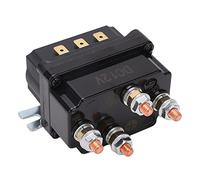 Riuulity Relais de Treuil étanche 250A pour 12V Tout-terrain | Bobine en laiton haute puissance, boîtier ABS, large application pour tondeuses à gazon, tracteurs