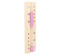Riuulity Sablier de Sablier de Sauna en Bois de Haute qualité, Minuterie de de 15 Minutes de Conception Simple pour Salle de Spa de Sauna, Bureau
