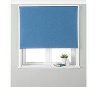 Riva Accueil Eclipse Blackout Rouleau Aveugle, Polyester, Denim, 153 X 162Cm