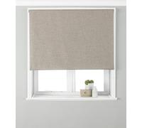 Riva Accueil Eclipse Blackout Rouleau Aveugle, Polyester, Naturel, 153 X 162Cm