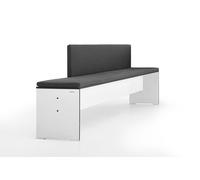 Riva Banc avec dossier L Anthracite Conmoto - 4260476340291