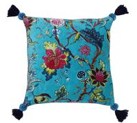 Riva Home Tree Of Life Housse de coussin décoratif RV1207 (50 x 50cm) (Bleu martin-pêcheur)