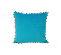 Riva Home Velvet - Housse de coussin (45x45cm) (Sarcelle/Corail) - UTRV919