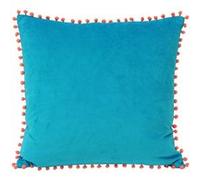 Riva Home Velvet - Housse de coussin (45x45cm) (Sarcelle/Corail) - UTRV919 Sarcelle/Corail G