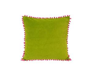 Riva Home Velvet - Housse de coussin (45x45cm) (Vert/Fuchsia) - UTRV919
