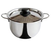 RIVADOSSI RIV610022 Cuiseur et Égouttoir 22 cm, Couvercle Perforé Ind Pe101