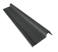 Rive gauche - droite 920 mm pour panneau tuile facile en acier galvanisé aspect granulé minéral - L: 920 mm - l: 23 cm - Gris