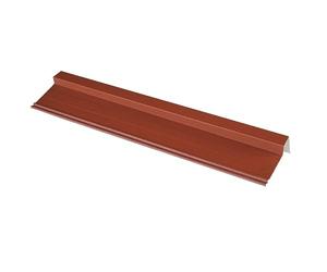 Rive gauche/droite 920 mm pour panneau tuile facile en acier galvanisé laqué mat Brun rouge mat, L.920 mm