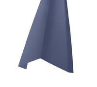 Rive sur mur 2100mm - L: 2100 mm - l: 20 cm - Bleu ardoise 5008