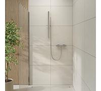 rivea Malie Robinetterie de douche en applique avec mitigeur thermostatique et set de douche, BR2092BN+BR2091BN,
