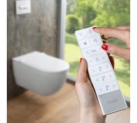 rivea Télécommande de rechange pour WC lavant, avec support mural, BL0640,