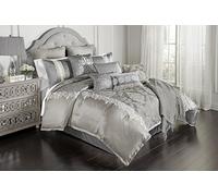 Riverbrook Home Parure de lit 12 pièces en Polyester, Kacee-Platinum, King Size