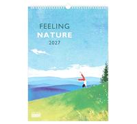 Rivers: Feeling Nature 2027: Wandkalender 29,7x42 cm mit Outdoor-Illustrationen von Henry Rivers im minimalistischen Design und Spiralbindung und Spiralbindung