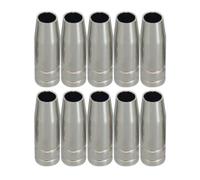 RIVERWELD Bouches de protection coniques pour torche de soudure MIG MAG, 145.0075, en cuivre, épaisseur de paroi 1,2 mm, pour torche de soudure CO2 15AK MB15, paquet de 10 pièces
