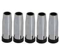RIVERWELD Buse à gaz conique MIG 24KD 145.0080 (lot de 5) | Tube en laiton d'une épaisseur de 1,5 mm pour consommables de torche de soudage MAG Co² MB24