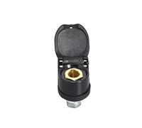 RIVERWELD Câble pour Torche de Soudage TIG Prise du Connecteur de Soudage DKZ35-50N 315A Connecteur Raccord Rapide style Dinse en Couleur Noire Prise étanche à réenclenchement automatique