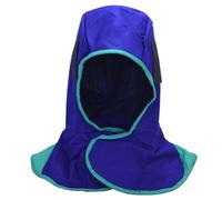 RIVERWELD Cagoule de soudage en tissu ignifuge pour soudeurs - Casque de soudage de couleur bleue - Équipement de sécurité au travail - Protection de la tête