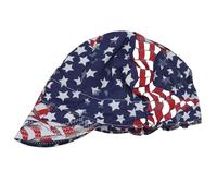 RIVERWELD Casquette de soudage en Pur Coton avec Doublure intérieure en Maille pour soudeurs Casque de soudage Assorti Protection de la tête de Couleur American Eagle Multicolore
