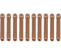 RIVERWELD Collets pour Soudage TIG en Cuivre 10N25 3.2mm Orifice pour QQ300 PTA DB SR WP 17 18 26 Torche de soudage TIG 10pcs