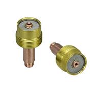 RIVERWELD Corps de Collet pour Diffuseur de Gaz TIG Jumbo Grand Diamètre 45V64 2.4mm Orifice pour QQ300 PTA DB SR WP 17 18 26 Torche de soudage TIG 2pcs