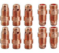 RIVERWELD Corps de Pince Compact pour Soudage TIG 17CB20 2,4mm Orifice pour QQ300 PTA DB SR WP 17 18 26 Torche de Soudage TIG 10pcs
