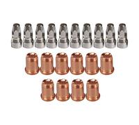 RIVERWELD Électrode longue à plasma PR0117 et têtes de buse de 1,0 mm PD0114-10, pour la torche de coupe au plasma Ergocut S74 et S75, 20 pièces