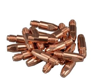 RIVERWELD Pointes de contact MAG/MIG M8 0,9 mm en cuivre pour torche de soudage CO₂ 36KD MB36 Lot de 20