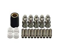 RIVERWELD SG-51, Consommables de la torche de coupe à plasma, Électrode et Extrémités de buses à plasma de 1,2 mm, 60 ampères, Kit assorti, 25 pièces