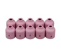 RIVERWELD Tasses céramiques à lentille de gaz TIG buses en alumine 53N58 4# 6.5mm pour QQ300 PTA SR DB WP 9 17 18 20 25 26 Torche de soudage TIG 10pcs