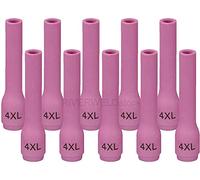 RIVERWELD TIG Buses en alumine Coupes en céramique Longue 796F75 4XL# 6.5mm pour SR WP 9 20 25 Torche de soudage TIG 10pcs