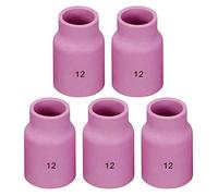 RIVERWELD TIG Lentille à Gaz Busette en Céramique d'Alumine Diamètre Jumbo Grand 53N87 12# 19.0mm pour QQ300 PTA DB SR WP 9 17 18 20 25 26 Torche de soudage TIG 5pcs