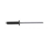 Rivet aveugle ALX TRS tête ronde standard 4,8 x 12 mm Noir 50 pièces DEGOMETAL