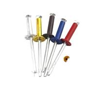 Rivet aveugle, Rivets aveugles rivets pop en aluminium M3.2 M4 M5 multicolore 600 pièces(M5x25mm(50pcs),Red)