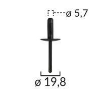 Rivet ROMIX C60691, 10 pièce