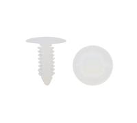 Rivet véhicule SOURCING MAP 100pcs Rivets de porte voiture universels Clip de retenue panneau garniture pare-chocs 7mm Transparent