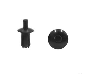 Rivet véhicule SOURCING MAP 10pcs 5mm Rivets en plastique noir bouclier clips fixation d'aile
