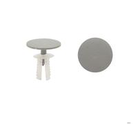Rivet véhicule SOURCING MAP 20pcs Blanc Gris Voiture Rivets Plastique Moulage lécheur Clip Fixation 8mm