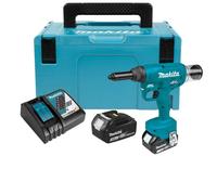 Riveteuse 18 V Li-Ion BL Ø 6,4 mm (2x3.0Ah) - MAKITA DRV250RFJ